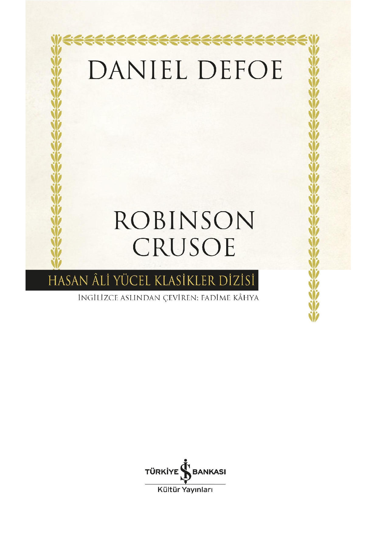 Robinson Crusoe - Daniel Defoe